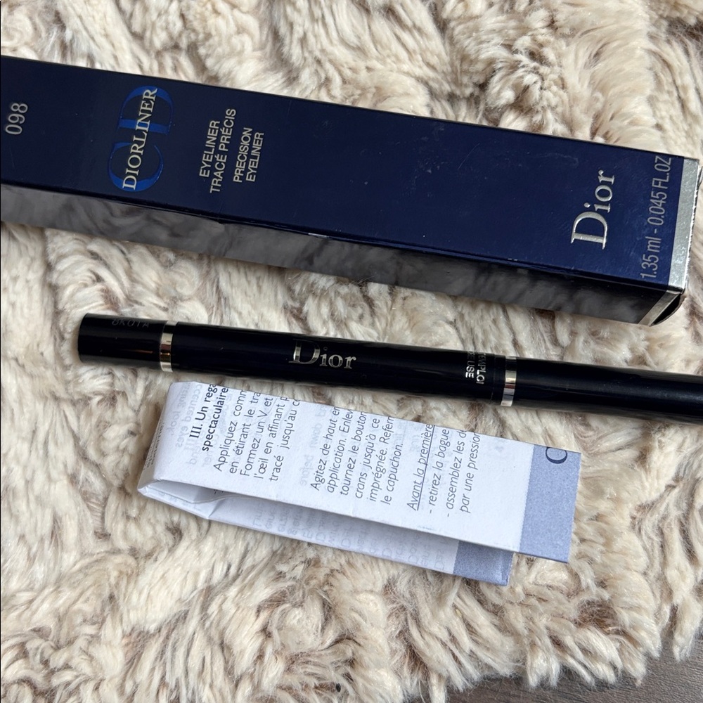 DIOR Precision Eyeliner Discontinued Brand New In Box 098 Black